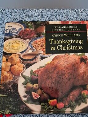 Williams Sonoma Thanksgiving & Christmas Cookbook - Black and Yellow Cover